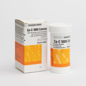 Ca-C 1000 Calvive®1000mg + 327mg + 1000mg šumeća tableta - 10 komada